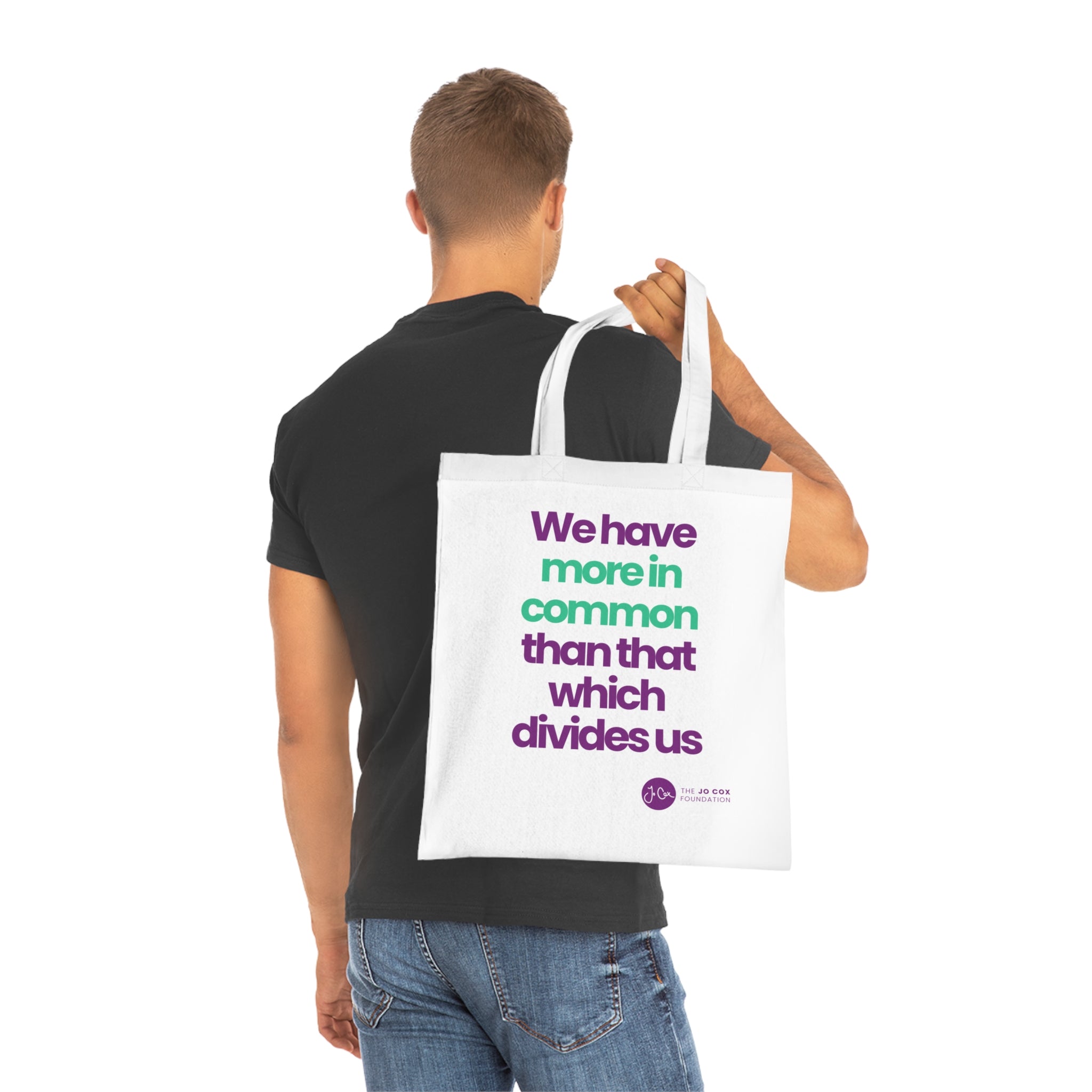 More in Common quote tote bag