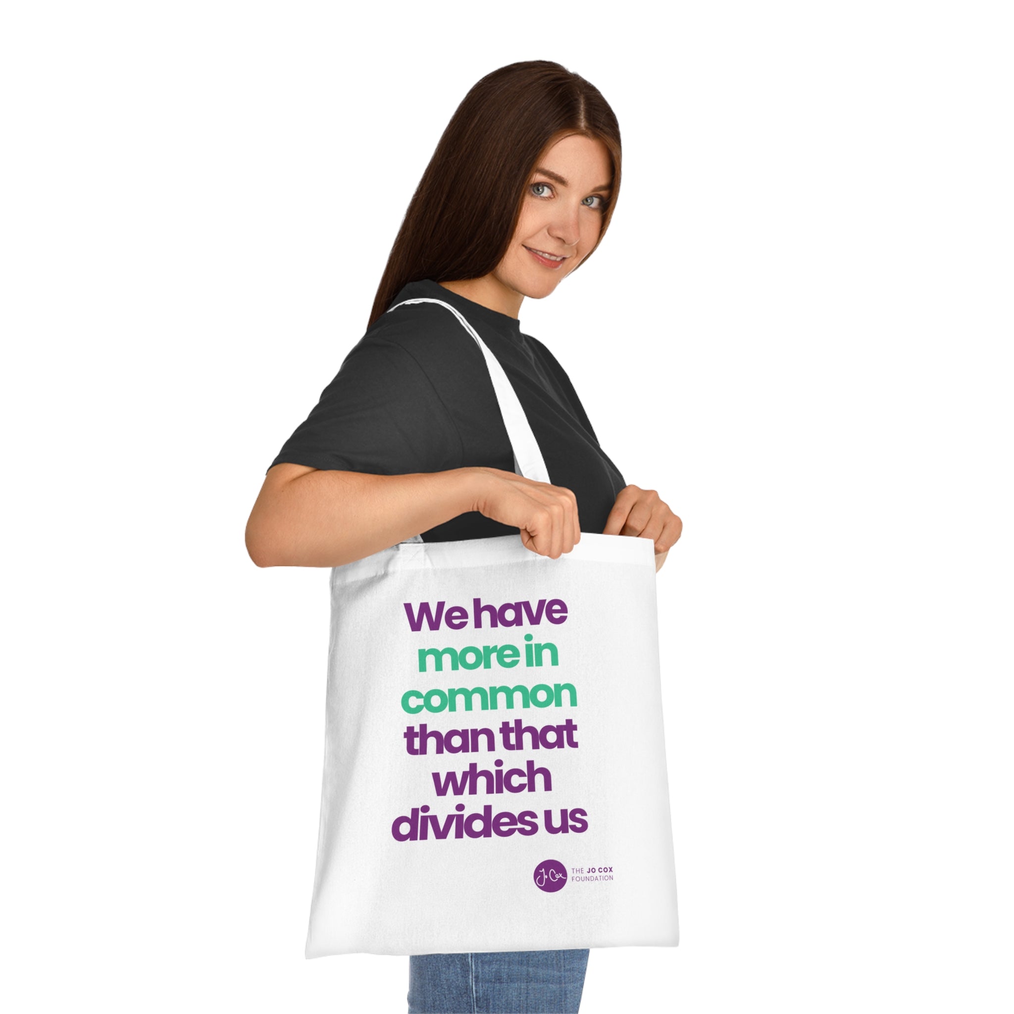 More in Common quote tote bag