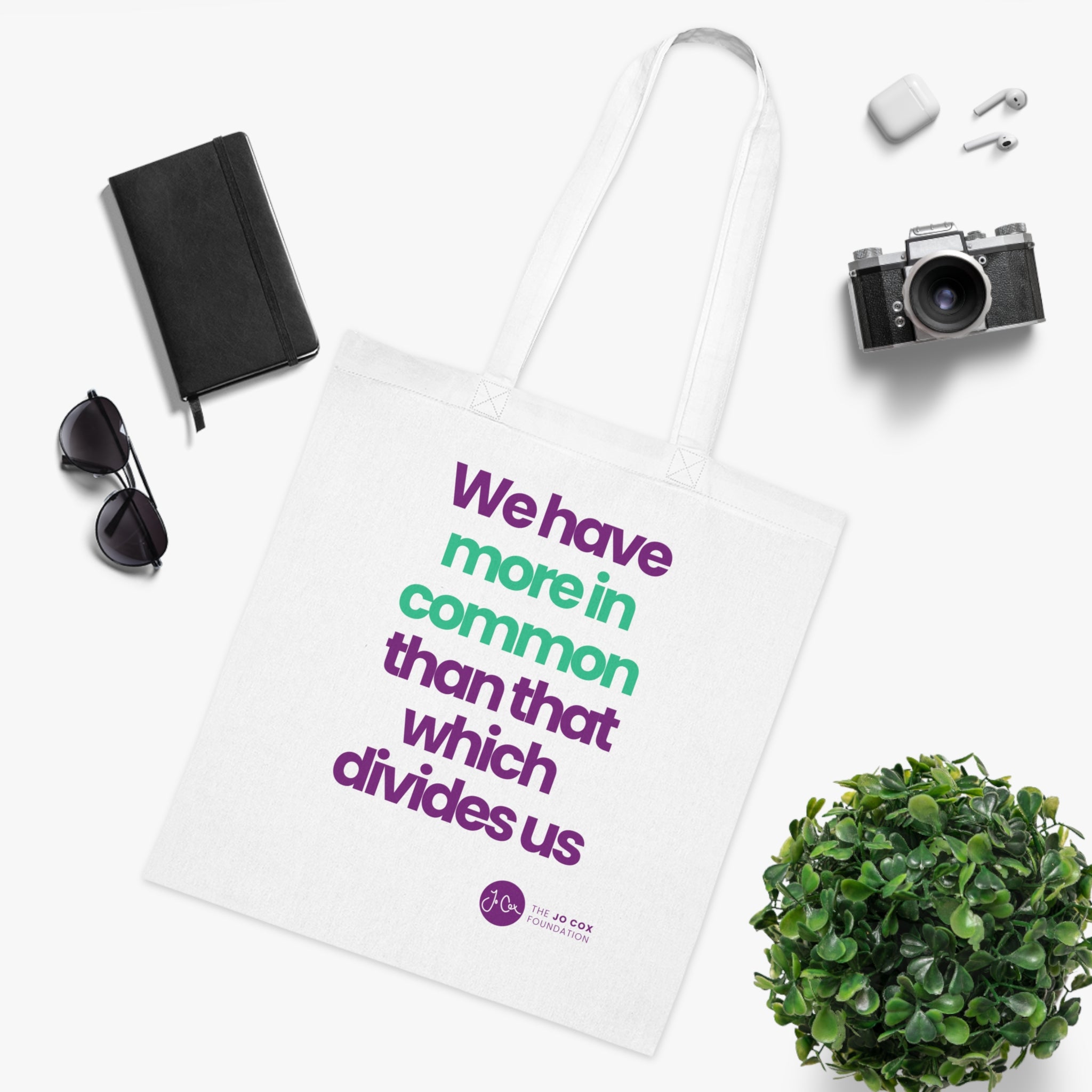More in Common quote tote bag